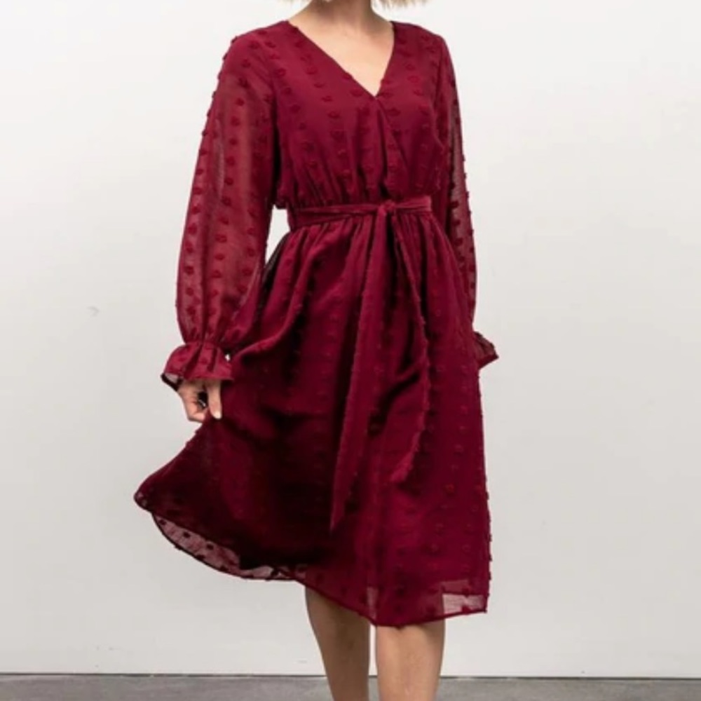 Baltic Born Parsley Dot Midi Dress